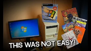 Installing Windows 98 on a RETRO computer - EVERYTHING went crazy