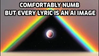 Comfortably numb - But every lyric is an AI generated image