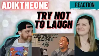 Try not to laugh CHALLENGE 46 @AdikTheOne | HatGuy & Nikki react