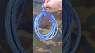 Useful Ideas Of Coiling Rope Skills. #knots #shorts