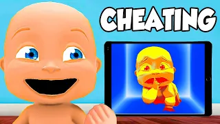 Baby Uses a THERMAL VISION to CHEAT in Hide & Seek!