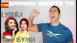 SPANISH REACTS - LYODRA & ISYANA SARASVATI - Con te Partiró