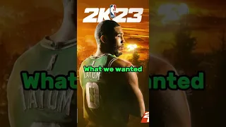 NBA2k covers that we wanted Vs what we got