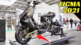 Eicma 2021 Milano - Italjet Dragster 200cc 1 of 499 Limited Edition - Walkaround & Details