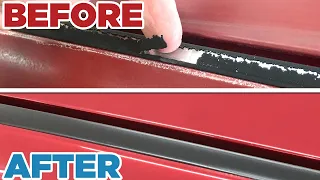 How to Fix a Car's Chipping & Peeling Black Trim - Complete Guide