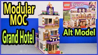 Lego Friends Heartlake Grand Hotel 41101 Modular Moc Alt Build Alternate Build B Model