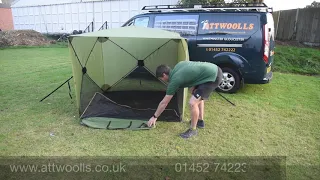 Quest Screen House Mini Shelter Pitching & Packing Video