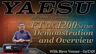 Steve Venner - G0TAN - Demonstrates the Yaesu FTdx1200 at ML&S