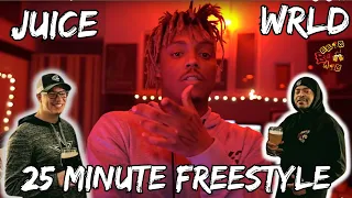 HAPPY 50K BUZZ FAM!!!! 25 MINUTES OF JUICE!!!!!! | Juice WRLD 25 Minute Freestyle Reaction