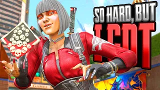 INSANE Loba 25 KILLS and 4,900 Damage SO HARD But I Don't Give Up Apex Legends Gameplay