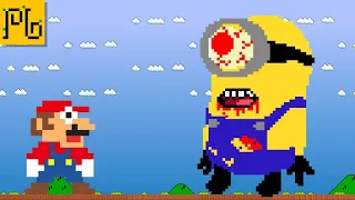 Mario vs the Giant Zombie Minion Maze(Mario Cartoon Animation)