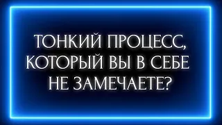 ТОНКИЙ ПРОЦЕСС, КОТОРЫЙ ВЫ В СЕБЕ НЕ ЗАМЕЧАЕТЕ?