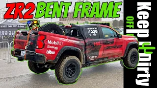 ZR2 Bent Frame at the Mint 400 - Chevy Colorado & Silverado First Look