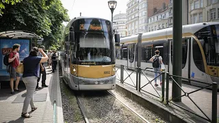 Tram Bruxelles Tramway brussels Ligne 25 Boondael Gare - Rogier