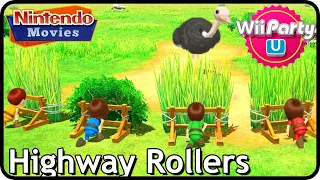 Wii Party U - Highway Rollers (4 players, Thessy vs Danique vs Rik vs Maurits)