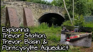 Exploring Trevor Railway Station - abandoned disused closed - Wrexham Llangollen - Trevor Basin