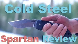 The Cold Steel Spartan Review.  A big ribbed tactical knife for everyones pleasure.