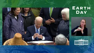 President Biden Delivers Remarks on Earth Day