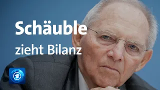 Bundestagspräsident Schäuble im Interview