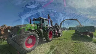 Fendt Vario 930 + Mus-Max Wood Terminator 10 XL - Hackschnitzel häckseln