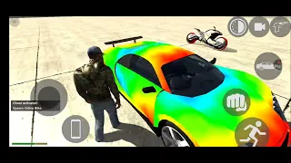 Indian bike and driving 3d which car wins the mega ramp challenge??