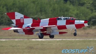 Epic MiG-21 bisD/UMD Action! - Croatian Air Force - Zemunik Air Base Full HD