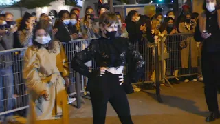 Christine and the Queens doing some NINJA moves @ the BALMAIN / Paris Fashion Week 2020 30.09.2020