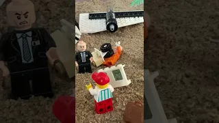 Lego low quality plane crash animation