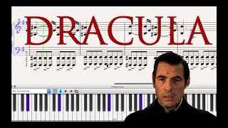 DRACULA (Netflix) - Opening Titles (Piano Tutorial) + SHEET MUSIC