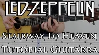 Como tocar Led Zeppelin Stairway To Heaven en Guitarra acústica FACIL! TUTORIAL
