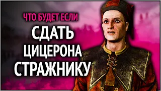 Skyrim ٠ Что Будет Если Сдать Цицерона Стражнику в квесте "Запоздалые Похороны"