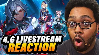 4.6 LIVESTREAM REACTION (ARLECCHINO, REMURIA, BALEMOON) | Genshin Impact