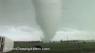 6/4/2015 Storm Chaser Hit By Simla, CO Tornado