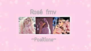 Positions | Rosé birthday Fmv