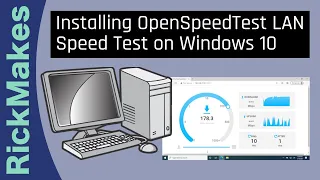 Installing OpenSpeedTest LAN Speed Test on a Windows 10