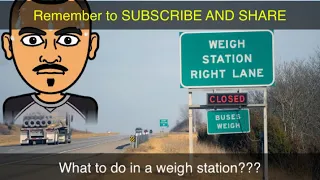 Weigh station procedure explained #trucker #foryou #roadlife #youtube