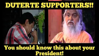 Sahdu Sundar Selvaraj | Duterte Supporters must know this