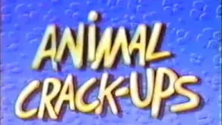 Animal Crack Ups Theme (Animals Are Just Like People Too)