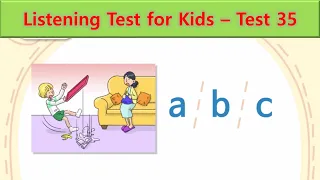 Listening Test for Kids | Test 35