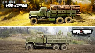 Spintires Truck C-255 VS Mudrunner C-255