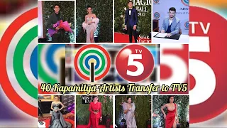 🏅🌟🏅40 Kapamilya Artists na Lumipat sa TV5 ngayong 2020