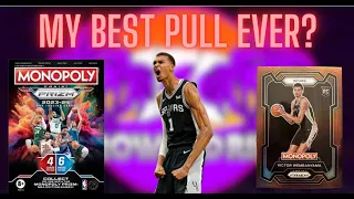 Massive Rookie Parallel Hit! 2023-24 Panini NBA Prizm Monopoly Blaster Box Review!