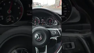 Golf Gti  mk7 200 км/ч по городу