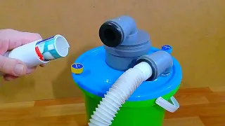 Cyclone for vacuum cleaner + filter. With your own hands.