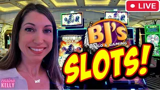 JACKPOT! 😮 Bonused on EVERY slot machine LIVE at BJ’s Bingo and Gaming!