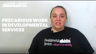 Developmental Service Worker Appreciation Week 2022: Precarity | Précarité