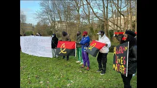Resistência angolana na Alemanha defronte à embaixada