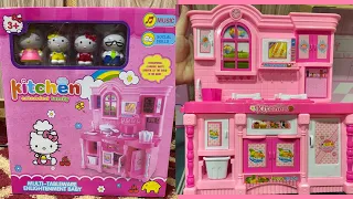 11 minutes satisfying and review of hello kitty miniature  kitchenset #hellokitty #asmr #satisfying