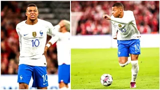 Kylian Mbappe worst shots of his career in France vs Denmark