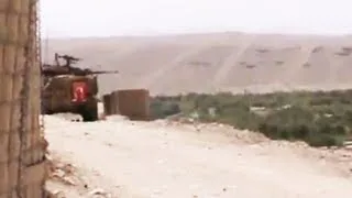 Australian LAVs Attack Taliban Positions With 25mm Cannon (Rare Footage)